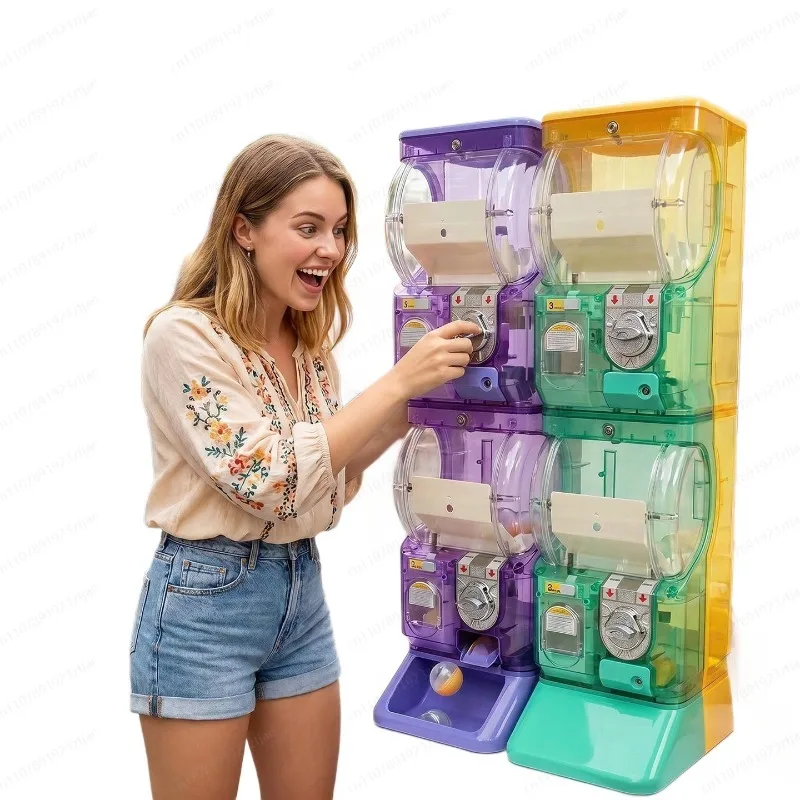 Arcade Vending Machines - Distributeur de capsules transparent blanc à