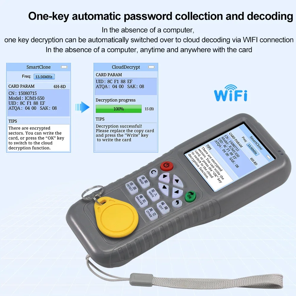 Copieur WiFi RFID, lecteur-gra - Nfc Card Reader Vending avis et prix