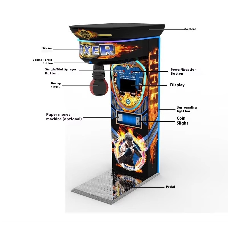Machine d'arcade de boxe Black - Arcade Games & Vending Llc avis et prix